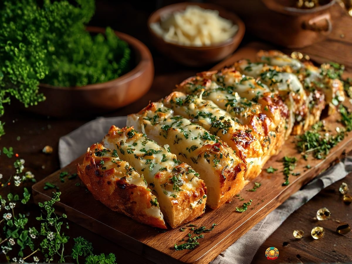 Garlic & Cheese Pull-Apart Bread