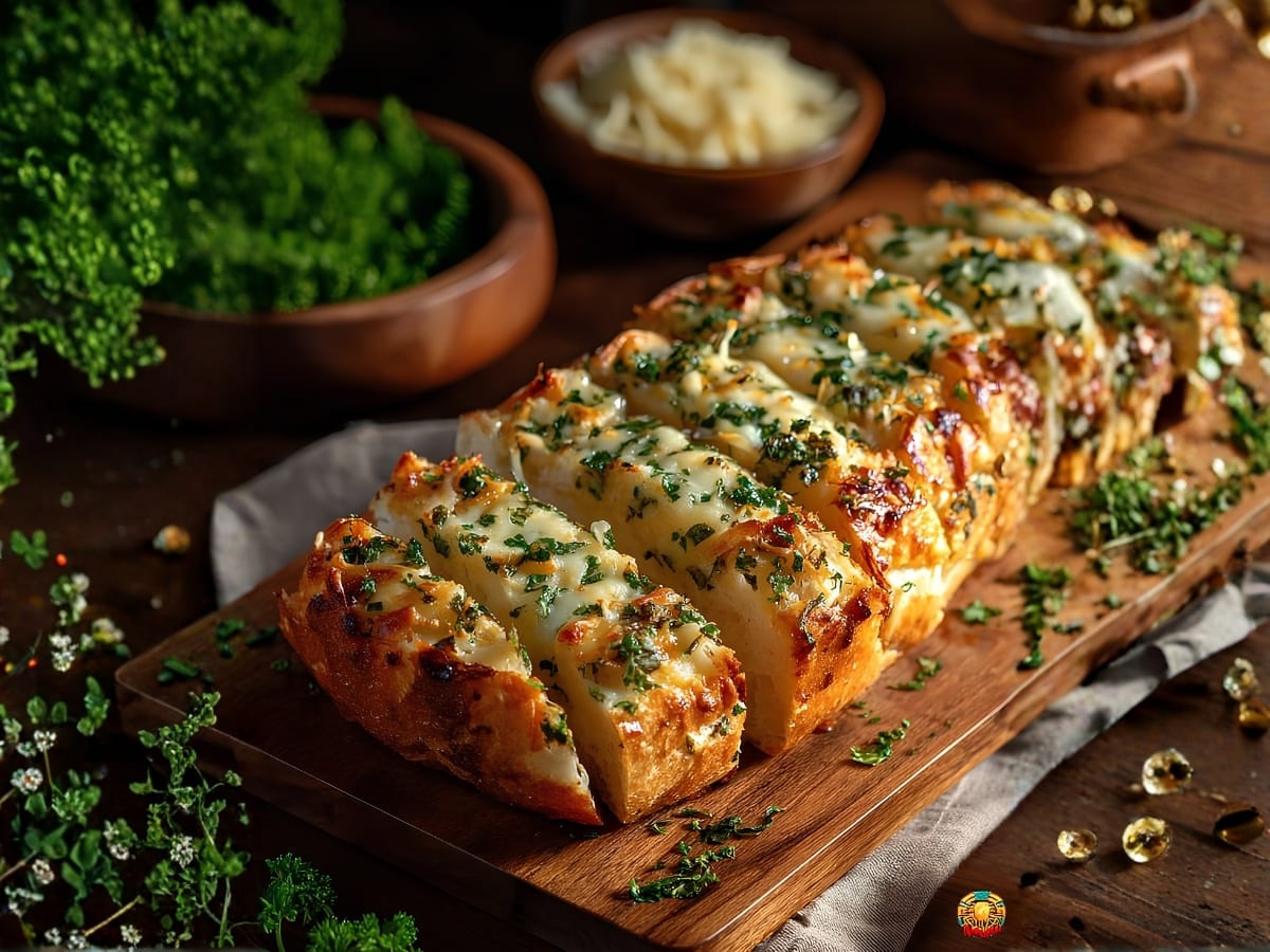 Garlic & Cheese Pull-Apart Bread
